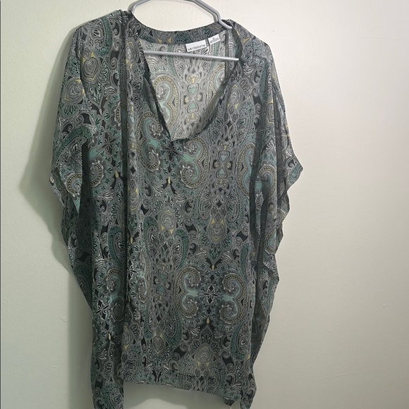 Liz Claiborne sheer Blouse - Picture 1 of 5